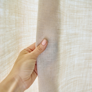 Tissu pour rideau - lin léger